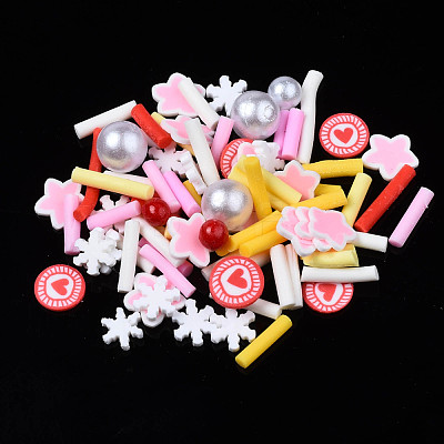 Handmade Polymer Clay Cabochons X-CLAY-N006-83-1
