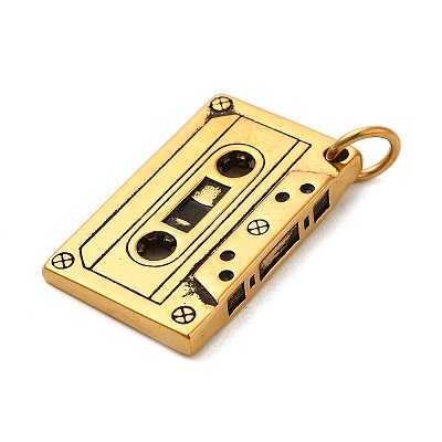 Ion Plating(IP) 304 Stainless Steel Pendants STAS-D067-16AG-1-1