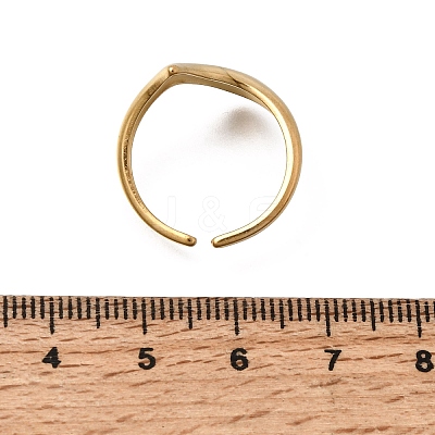 304 Stainless Steel Cuff Open Rings RJEW-T034-03G-1