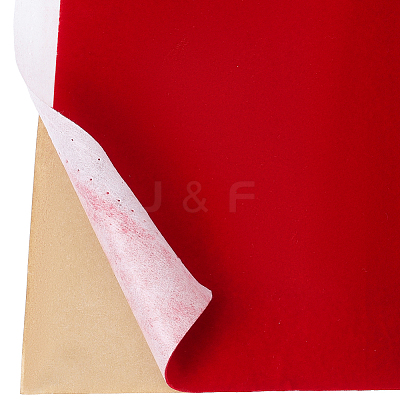 1Pc Flocking Cloth Self-adhesive Fabric DIY-CY0001-88E-1