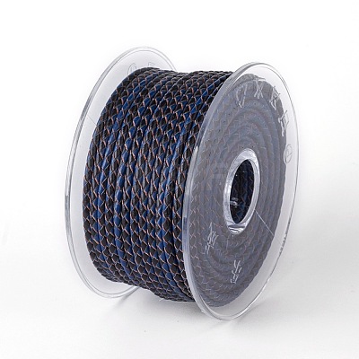 Braided Cowhide Cord WL-I004-3mm-B-17-1