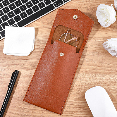 1Pc Rectangle PU Leather Eyeglass Cases AJEW-CN0007-01C-1