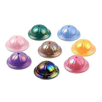 UV Plating Opaque Acrylic Beads SACR-A002-04-1