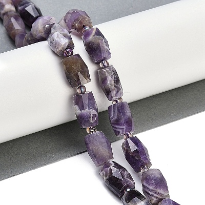 Natural Amethyst Beads Strands G-G182-D03-01-1