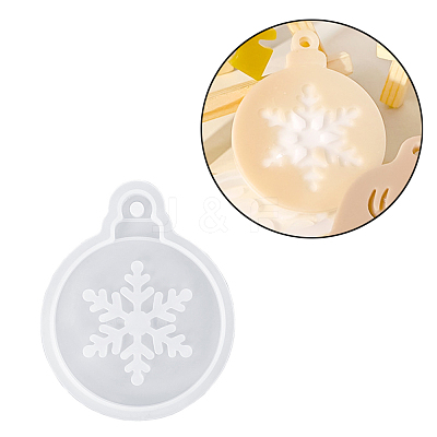 Christmas Theme DIY Silicone Pendant Molds LS-SIMO-G007-01G-1
