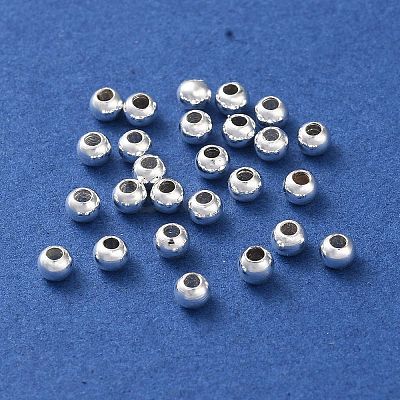 Rack Plating Brass Spacer Beads KKB-I709-03B-S-1