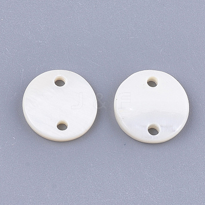 Freshwater Shell Links connectors X-SHEL-T012-72A-1