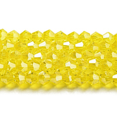 Transparent Electroplate Glass Beads Strands EGLA-A039-T2mm-A21-1
