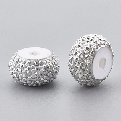Resin Rhinestone Beads RESI-T020-01C-03-1