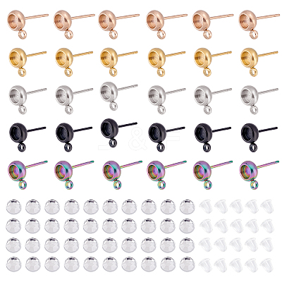 DIY Earring Making Finding Kits STAS-DC0007-39-1