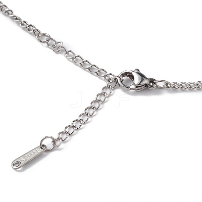Non-Tarnish 2Pcs 2 Style 304 Stainless Steel Bat Pendant Necklaces Set NJEW-E092-01P-1
