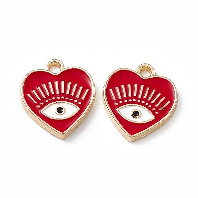 Alloy Enamel Pendants ENAM-K066-08A-1