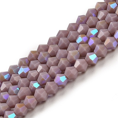 Opaque Solid Color Imitation Jade Glass Beads Strands LS-EGLA-A039-P4mm-L13-1