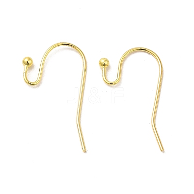 Golden Color Brass Hook Ear Wire X-J0JQN-G-1