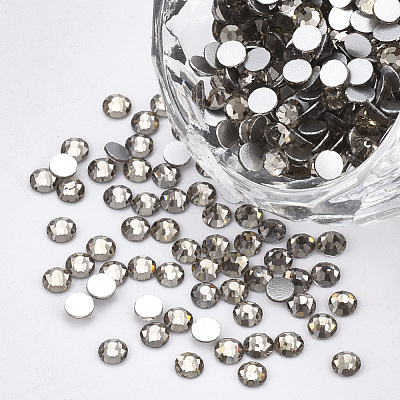 Glass Rhinestone Flat Back Cabochons RGLA-S002-04SS-18-1