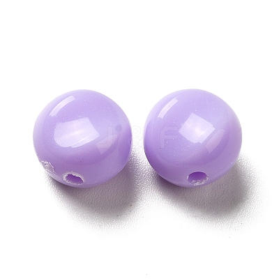 Opaque Acrylic Beads OACR-L013-003E-1