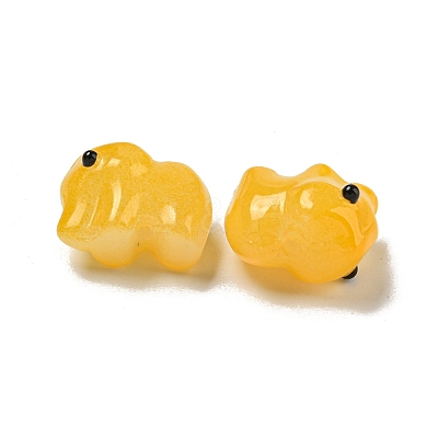 Handmade Transparent Glass Beads GLAA-N0028-01J-1
