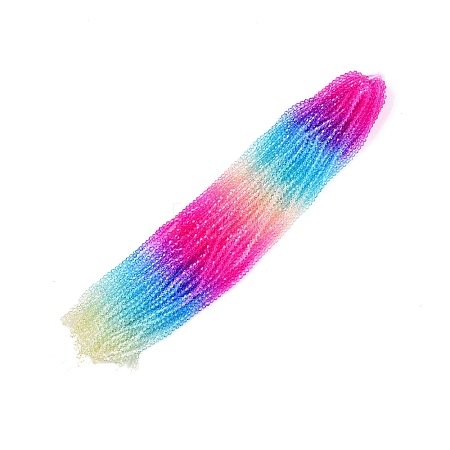 Baking Painted Glass Bead Strands DGLA-A039-T4mm-A08-1