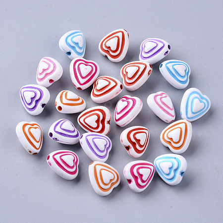 Craft Style Acrylic Beads MACR-T035-006-1