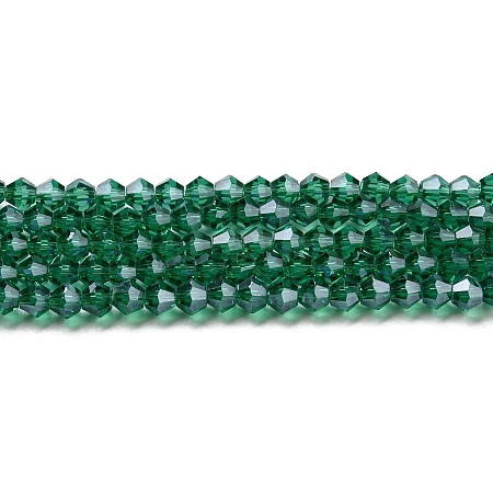 Transparent Electroplate Glass Beads Strands LS-GLAA-F029-2mm-C10-1