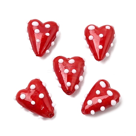 Handmade Lampwork Enamel Beads LAMP-Z025-01B-1