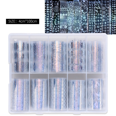 Laser Nail Art Transfer Stickers MRMJ-T066-014-1