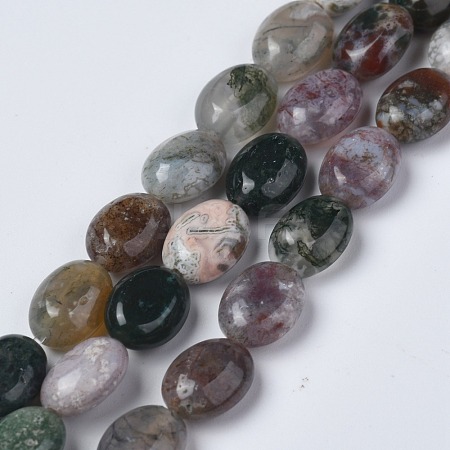 Natural Indian Agate Beads Strands G-Z006-A19-1