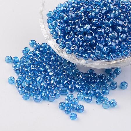 Round Glass Seed Beads X-SEED-A006-4mm-106-1