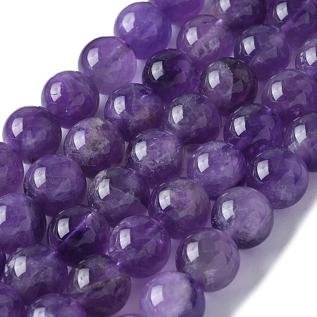 Natural Amethyst Beads Strands LS-G-S031-1-1