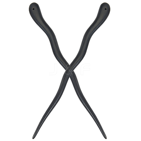 Wood Hair Sticks AJEW-WH20072-38-1