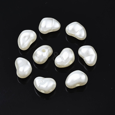 ABS Plastic Imitation Pearl Beads KY-S170-01-1