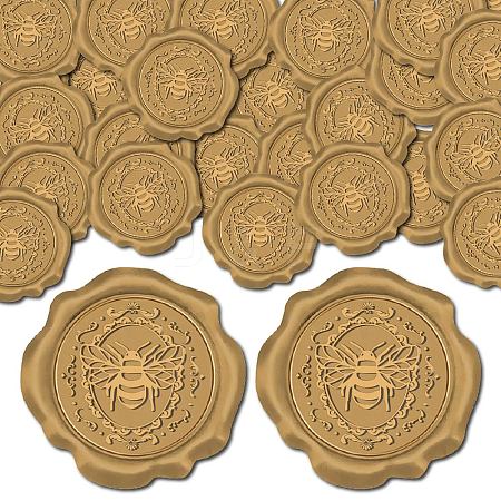 CRASPIRE Adhesive Wax Seal Stickers DIY-CP0010-58D-1