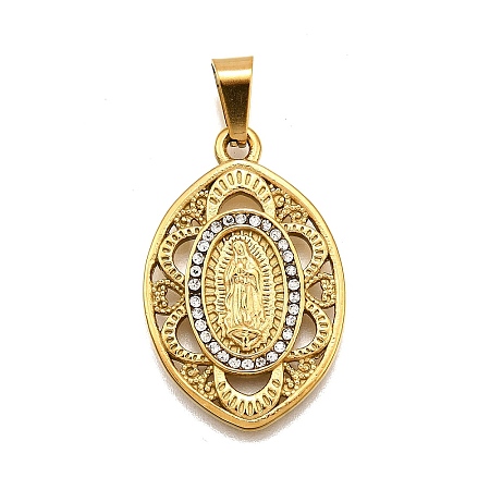 304 Stainless Steel Pendants STAS-B086-09D-G-1