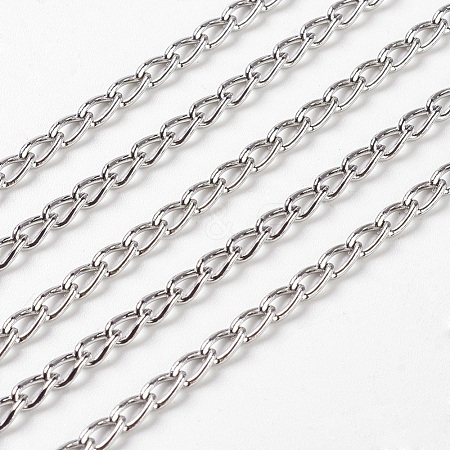 Iron Twisted Chains Curb Chains CHS003Y-N-1