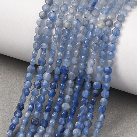 Gradient Color Natural Blue Aventurine Beads Strands GG-CBA9631-D02-01-1