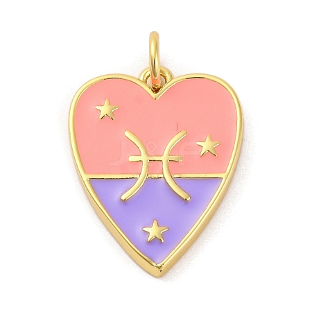 Brass Enamel Pendants LS-KK-Z077-01G-05-1