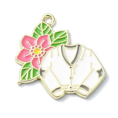 Alloy Enamel Pendants FIND-Q102-06C-1