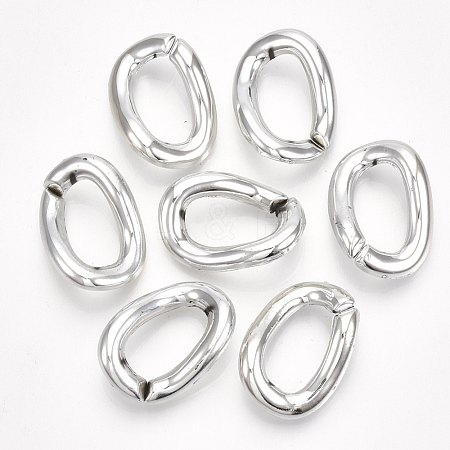 UV Plating ABS Plastic Linking Rings CCB-S162-02P-1