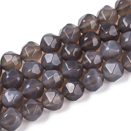 Natural Agate Beads Strands G-T121-08G-1