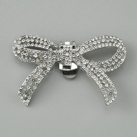 Alloy Crystal Rhinestone Wedding Shoe Decorations FIND-WH0120-80A-P-1