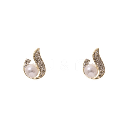 Alloy Rhinestone Earrings for Women FS-WG67811-96-1