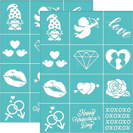 Self-Adhesive Silk Screen Printing Stencil DIY-WH0337-046-1