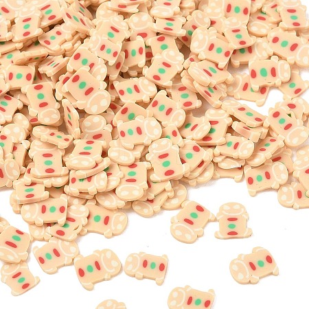 Christmas Handmade Polymer Clay Cabochons PY-CBA2910-01A-1