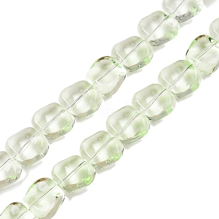 Electroplate Glass Beads Strands EGLA-N012-07E-1