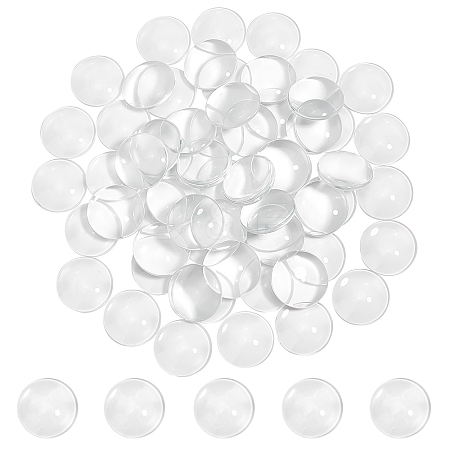 ARRICRAFT Transparent Glass Cabochons GGLA-AR0001-04B-1