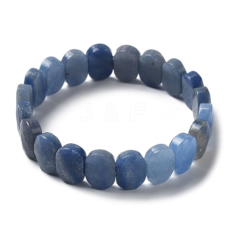 Natural Kyanite Beaded Stretch Bracelet G-E010-01-10-1