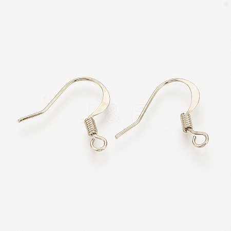 Brass French Earring Hooks KK-T029-131LG-1