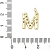 Brass Micro Pave Clear Cubic Zirconia Pendants KK-I476-01G-M-3