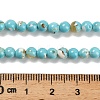 Assembled Synthetic Stone and Trochus Shell Beads Strands G-B128-08A-06-4