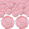 CRASPIRE 50Pcs Adhesive Wax Seal Stickers DIY-CP0010-53B-1